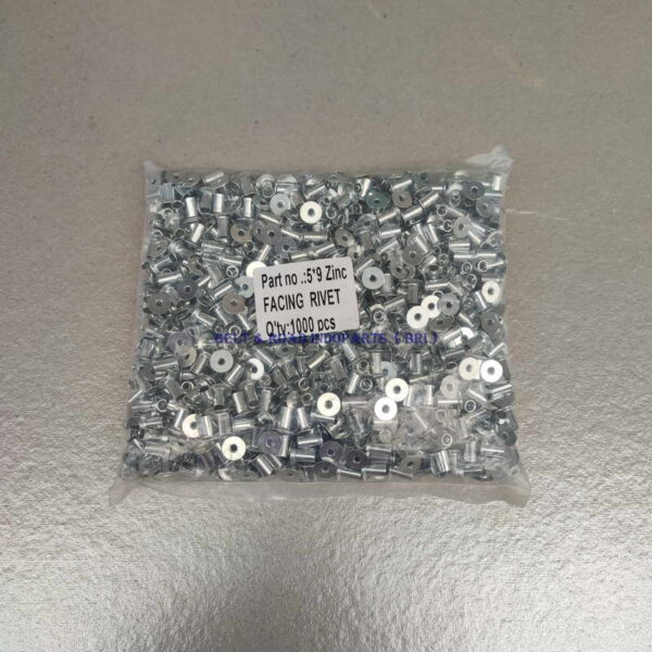 FacingRivet 5x9 Zinc 1000pcs