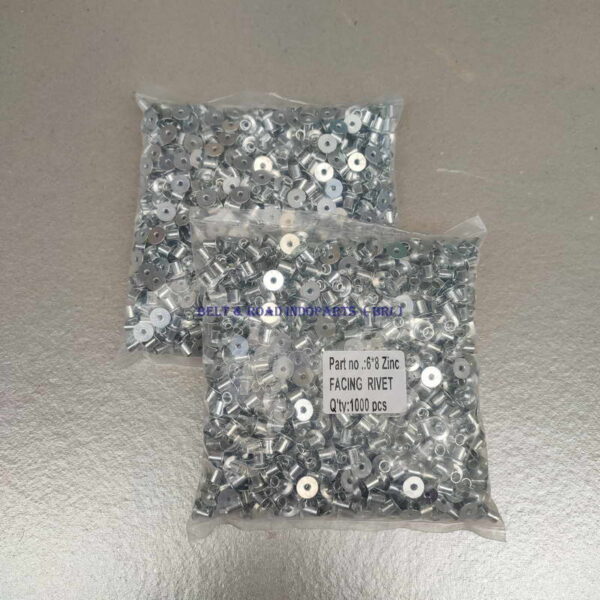 FacingRivet 6x8 Zinc 1000pcs